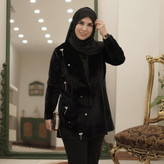 کت زنانه جواهردوزی مخمل