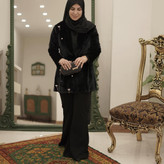 کت زنانه جواهردوزی مخمل